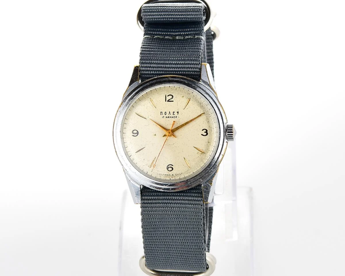 Soviet vintage Poljot mechanical wrist watch
