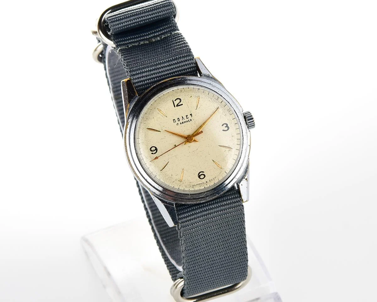 Soviet vintage Poljot mechanical wrist watch