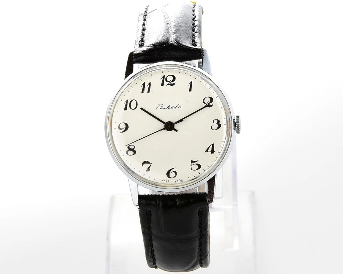 Soviet Raketa elegant vintage mechanical watch