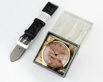 TIME CAPSULE: Vintage Soviet Raketa gold-plated perpetual calendar watch - New Old Stock (NOS)!