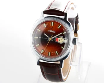 Slava Soviet mechanical vintage watch