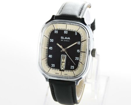 Large soviet mechanical vintage watch Slava Fridge