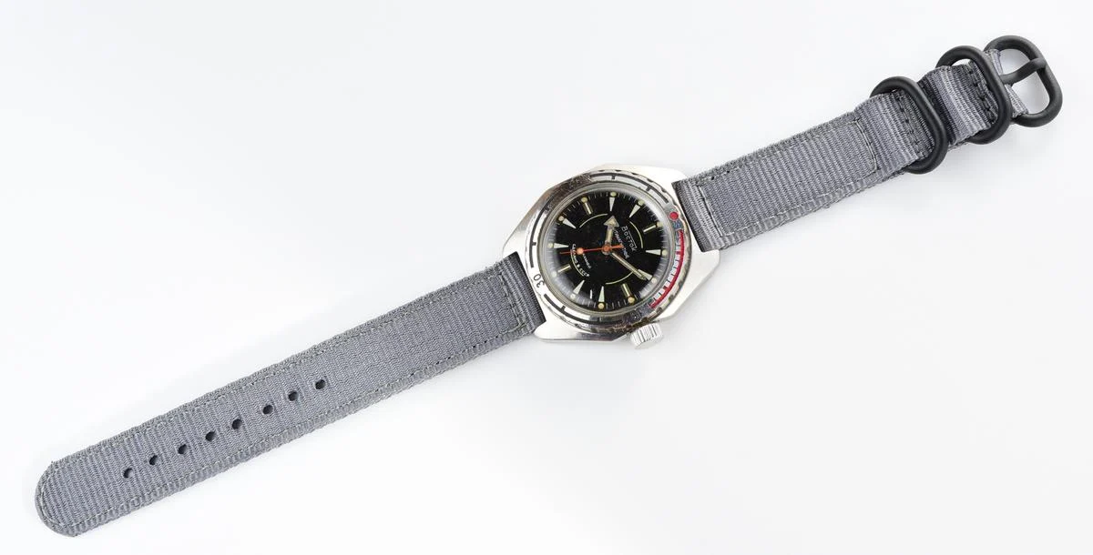 Soviet Vostok Amphibia mechanical wristwatch