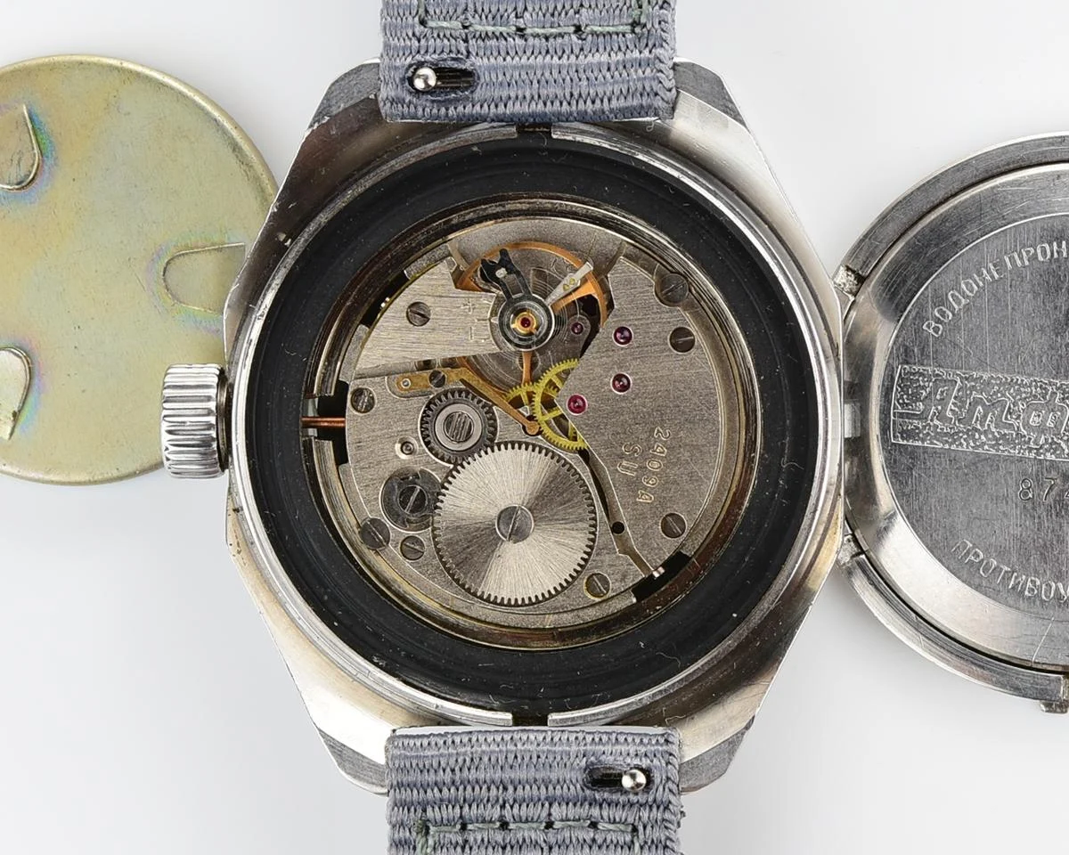 Soviet Vostok Amphibia mechanical wristwatch