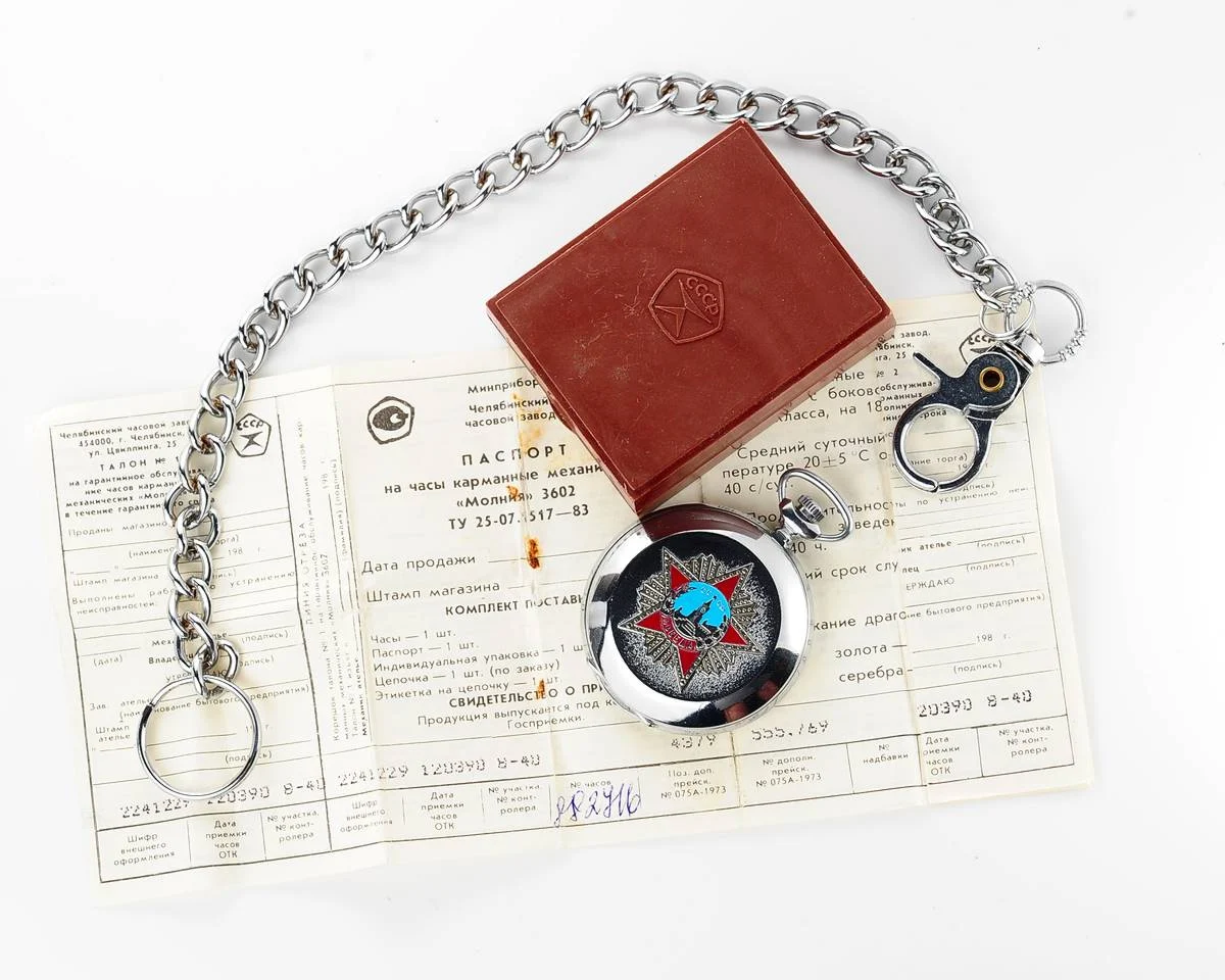 TIME CAPSULE: Molnija pocket watch – Great Patriotic War ☭☭☭, New Old Stock!