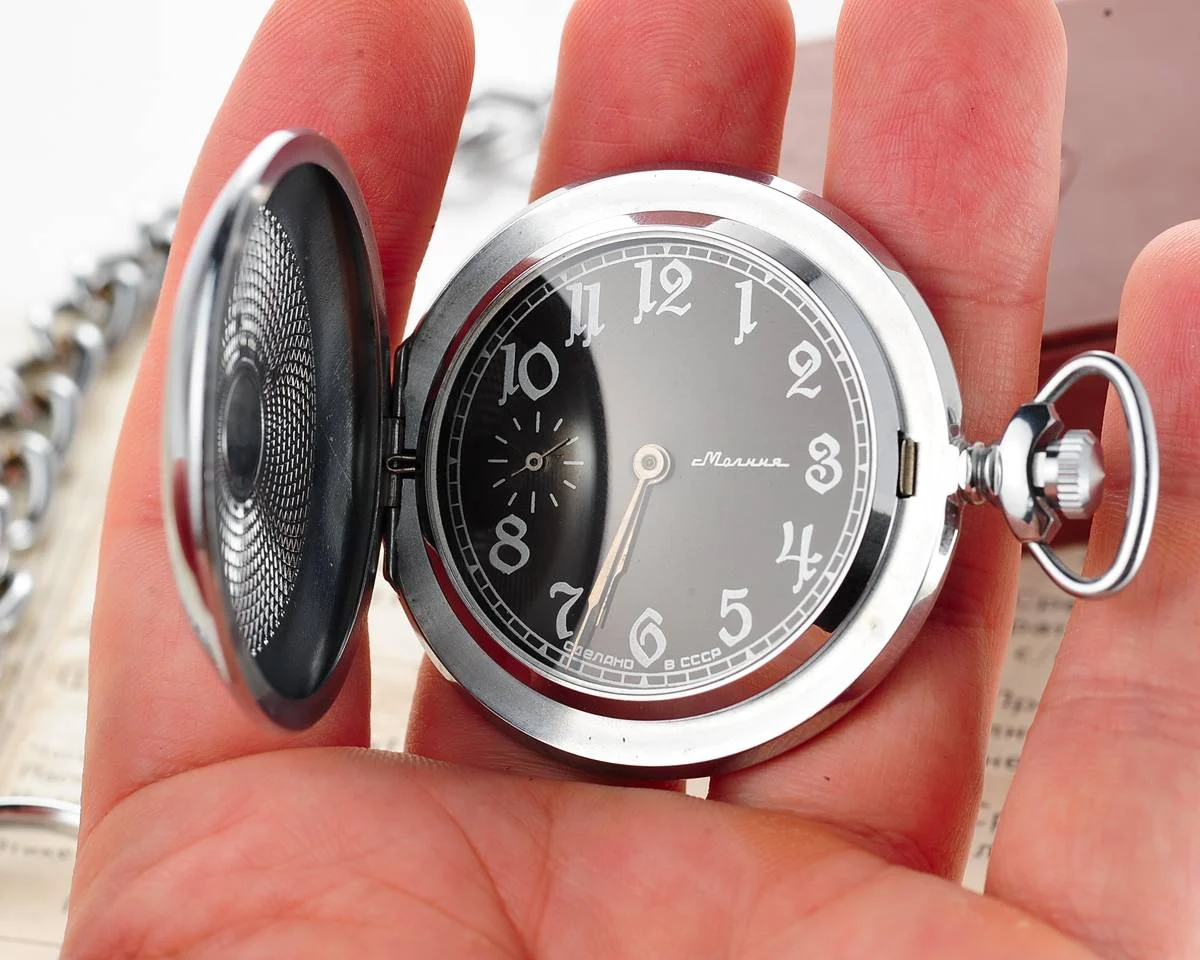 TIME CAPSULE: Molnija pocket watch – Great Patriotic War ☭☭☭, New Old Stock!