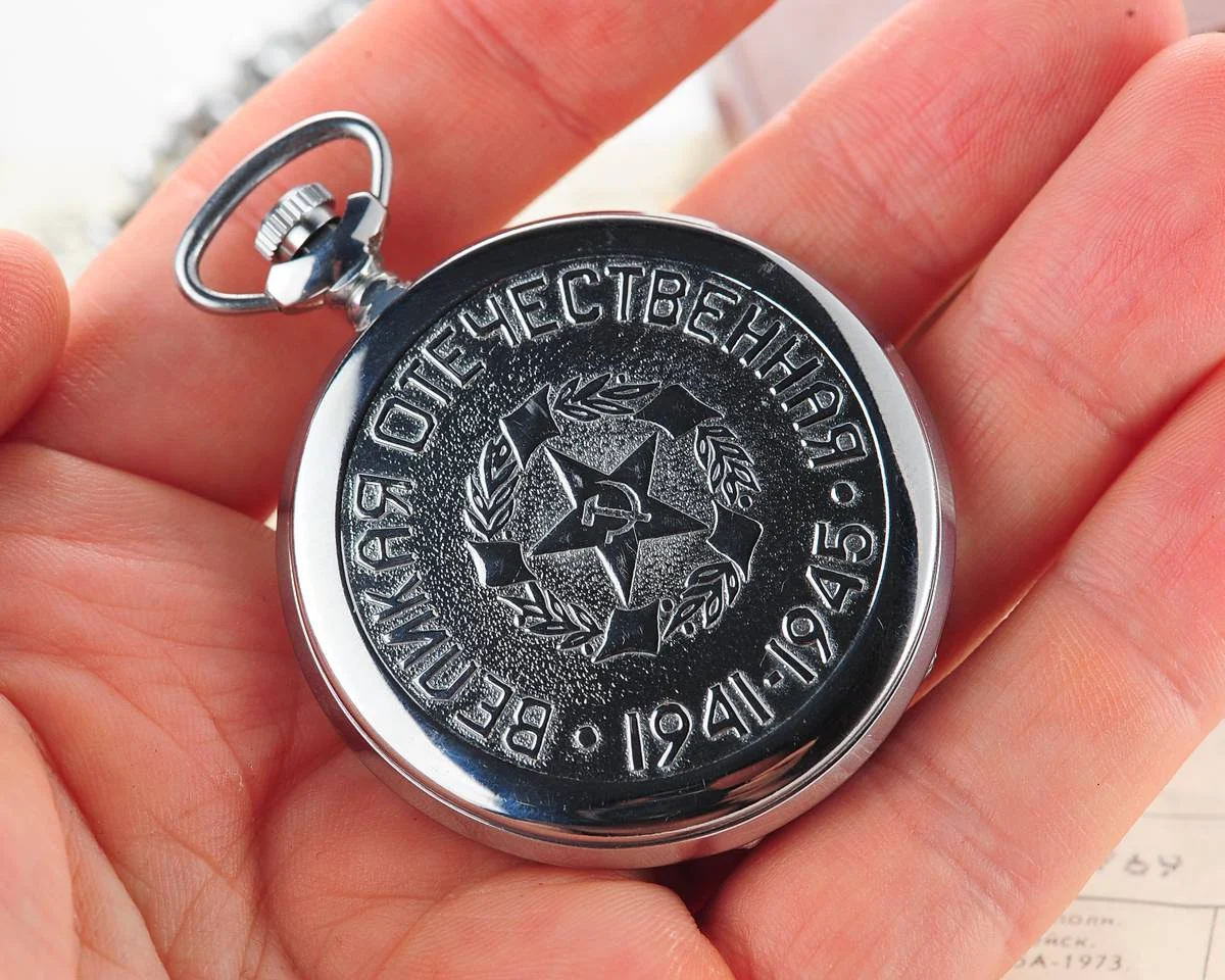 TIME CAPSULE: Molnija pocket watch – Great Patriotic War ☭☭☭, New Old Stock!