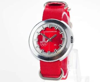 Soviet Raketa Olympic mechanical watch
