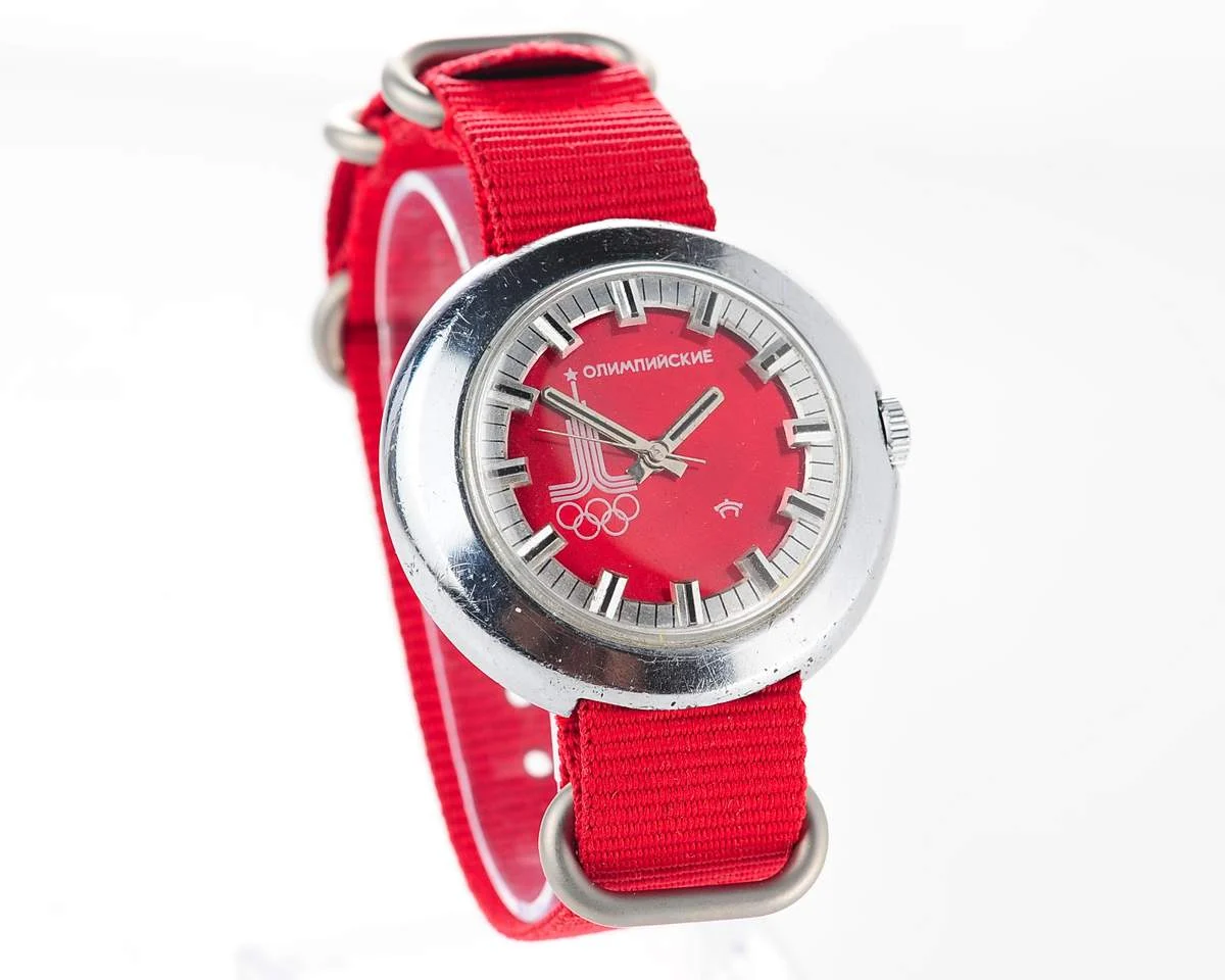Soviet Raketa Olympic mechanical watch