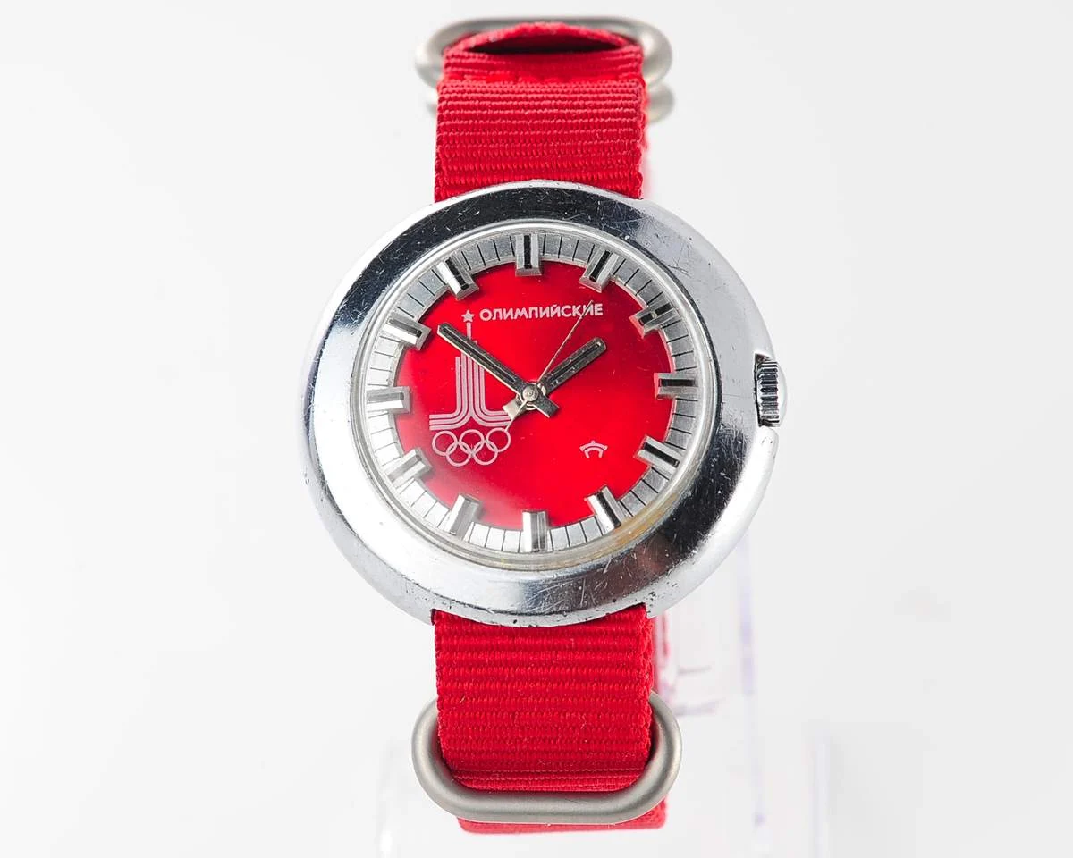 Soviet Raketa Olympic mechanical watch