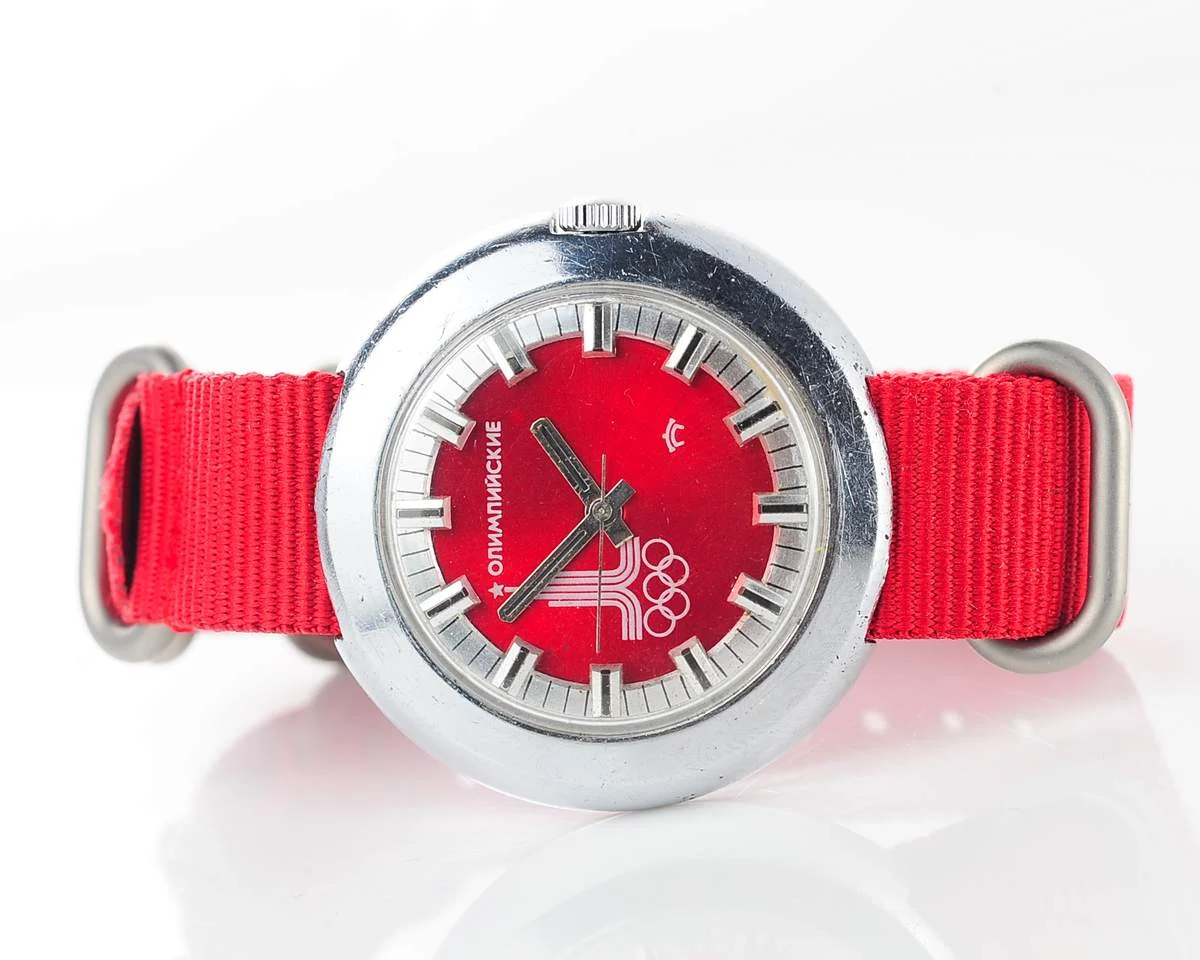 Soviet Raketa Olympic mechanical watch