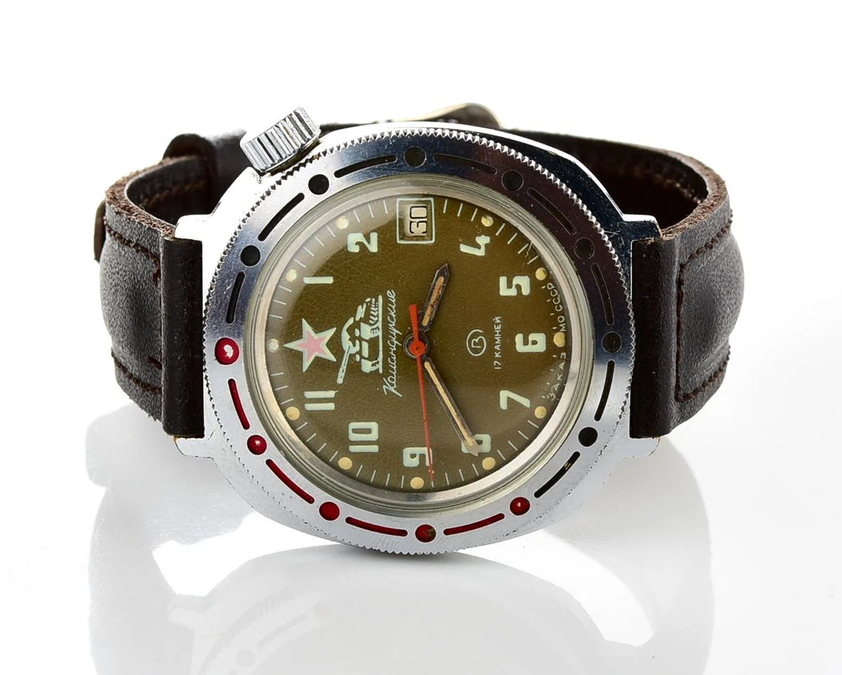 Vostok Komandirskie Tank mechanical watch limited series – “Zakaz MO CCCP”