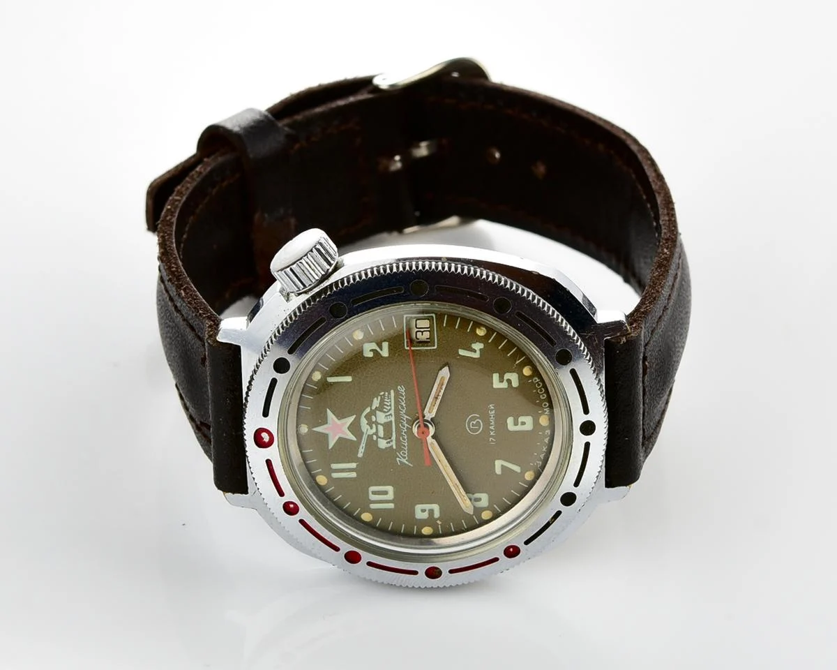 Vostok Komandirskie Tank mechanical watch limited series – “Zakaz MO CCCP”