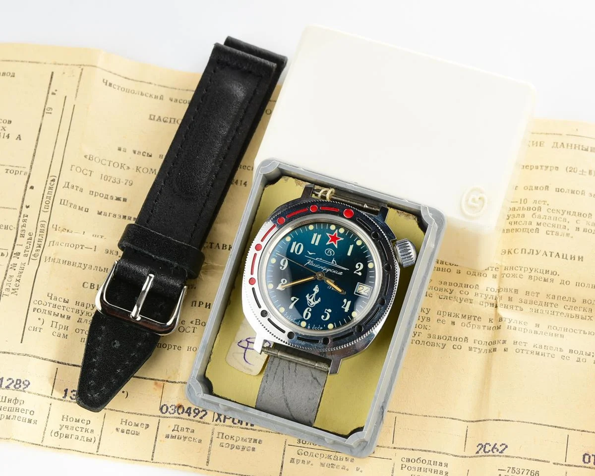 TIME CAPSULE: Vostok Komandirskie Submarine – mechanical watch – New Old Stock (NOS)!