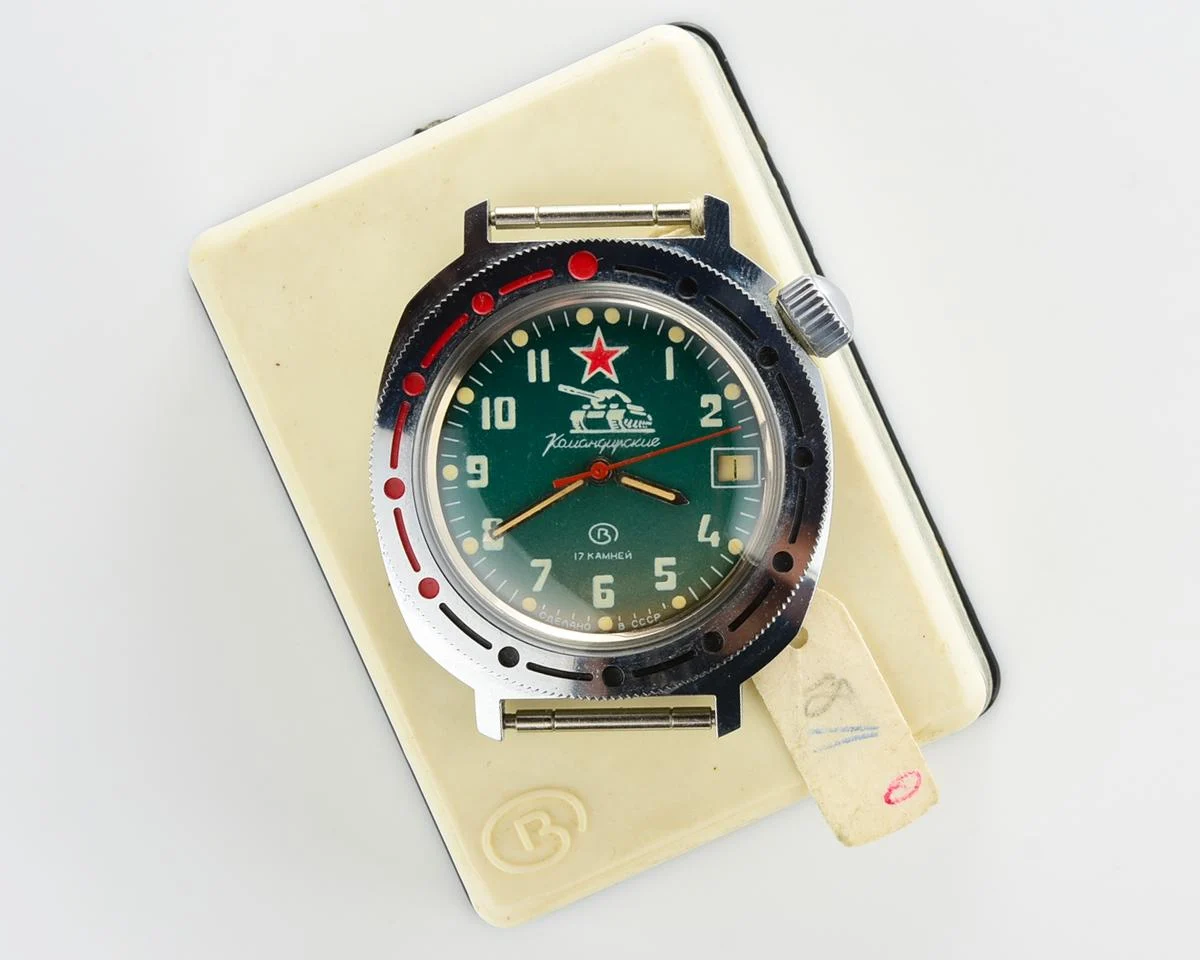 TIME CAPSULE: Vostok Komandirskie Tank mechanical watch – New Old Stock (NOS)!