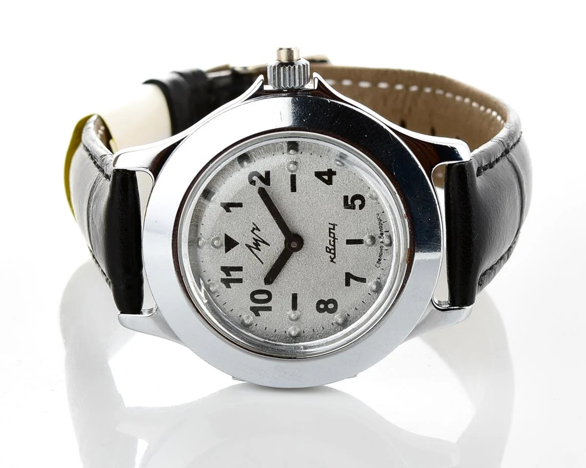 Soviet quartz Luch with Braille dial (for visually impaired)