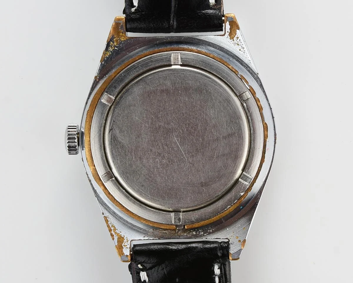Raketa vintage mechanical wrist watch with double calendar