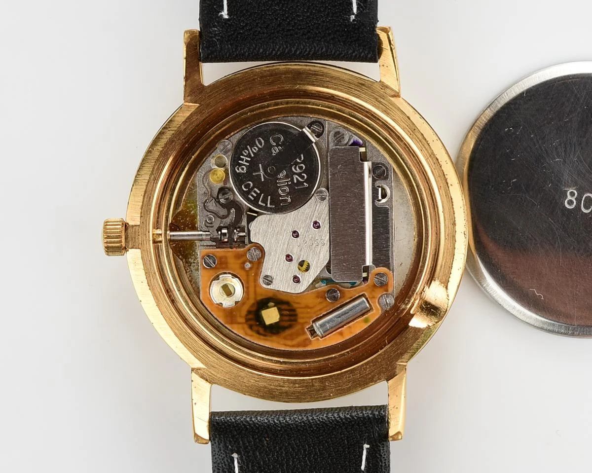 Soviet vintage gold-plated Sekonda quartz watch