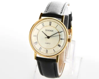 Soviet vintage gold-plated Sekonda quartz watch