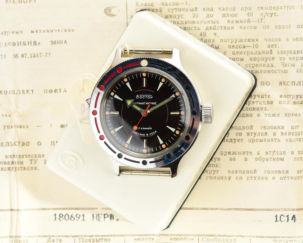 TIME CAPSULE: Mechanical watch Vostok Amphibia – New Old Stock (NOS)!