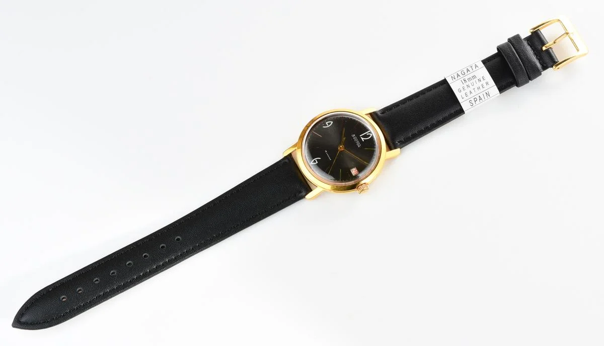 Vintage Soviet gold-plated Vostok mechanical wristwatch