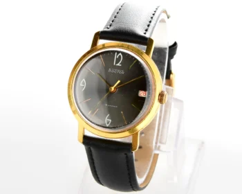 Vintage Soviet gold-plated Vostok mechanical wristwatch