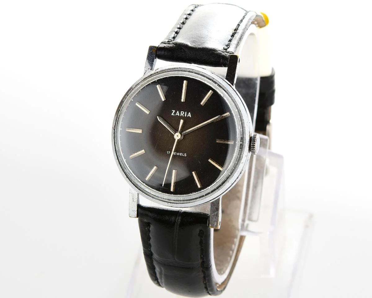 Vintage mechanical Zaria watch