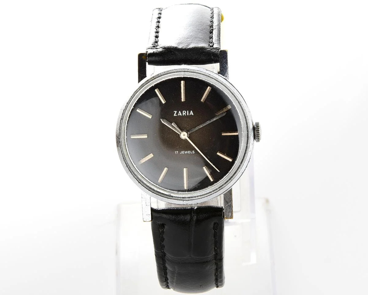 Vintage mechanical Zaria watch