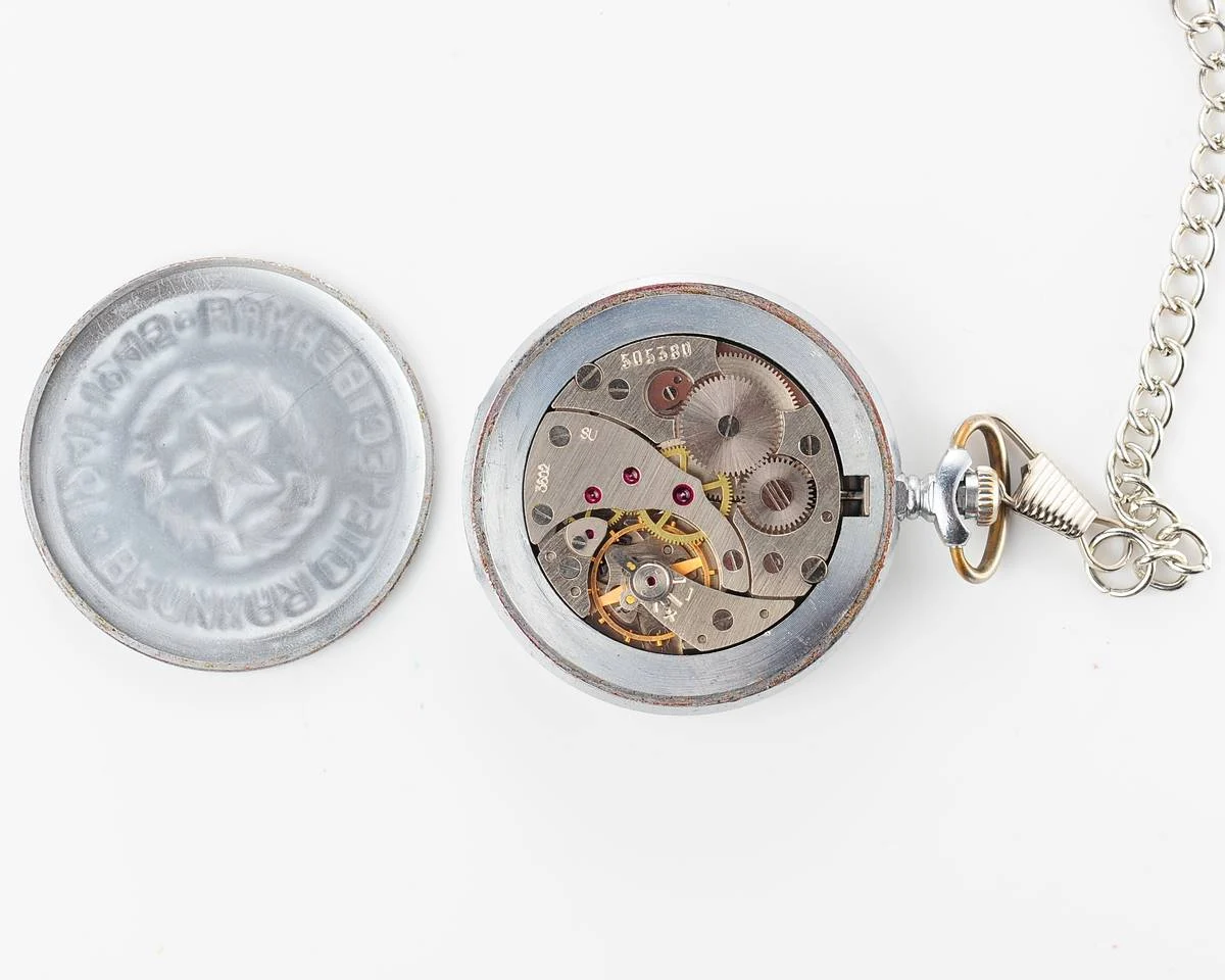 Molnija pocket watch – Victory in Great Patriotic War with spectacular deep blue dial