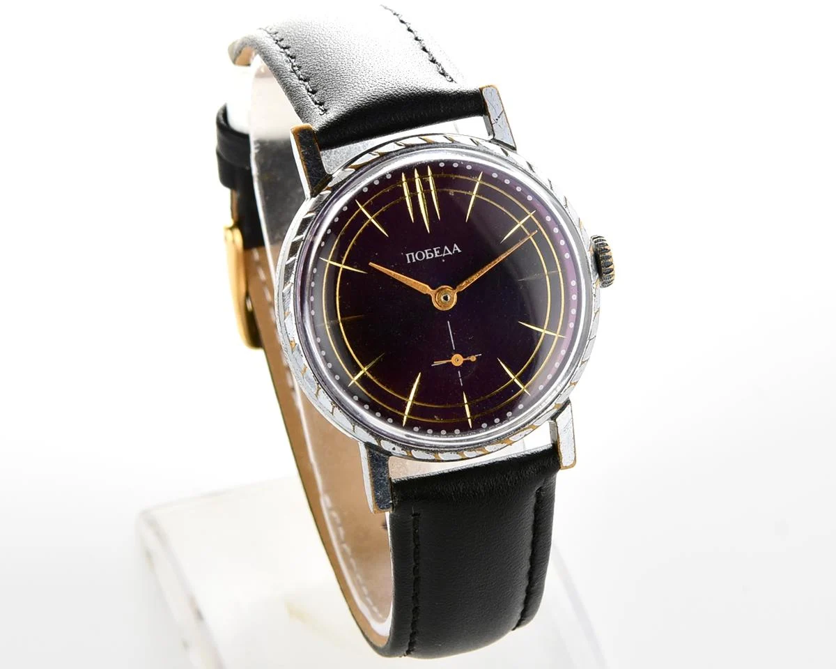 Pobeda Soviet mechanical wrist watch