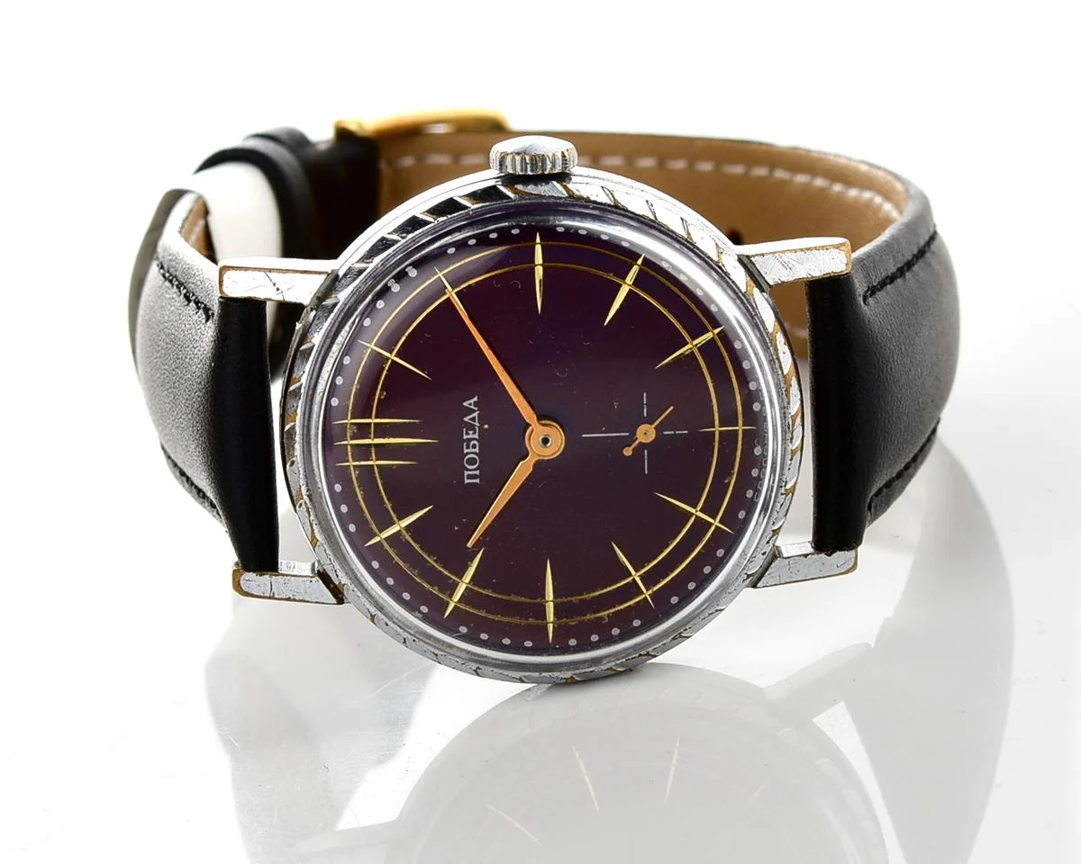 Pobeda Soviet mechanical wrist watch