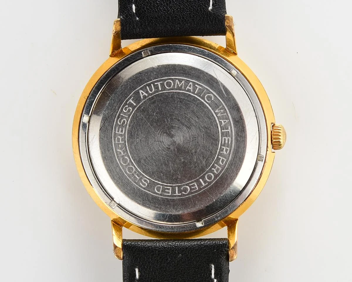 Beautiful automatic vintage gold-plated watch Poljot De Luxe!