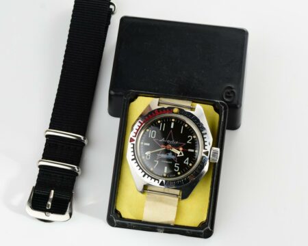 Black Star Wostok Amphibia mechanical watch with box
