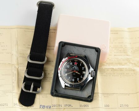 TIME CAPSULE: Vostok Komandirskie TANK mechanical watch – new old stock(NOS)!