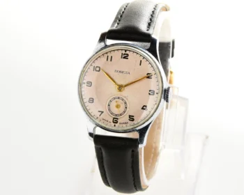 Excellent condition vintage Soviet mechanical Pobeda wrist watch, 1st quarter 1953