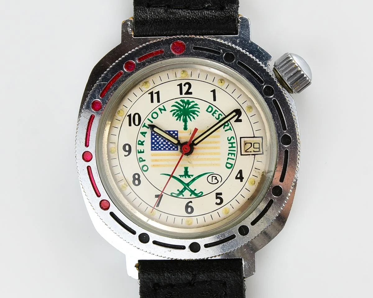 Vostok Commander’s Komandirskie Operation Desert Shield mechanical watch