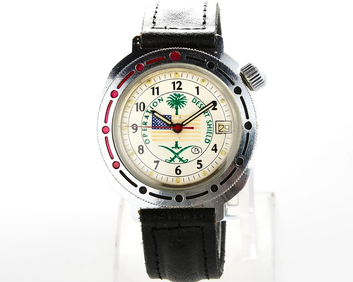 Vostok Commander’s Komandirskie Operation Desert Shield mechanical watch