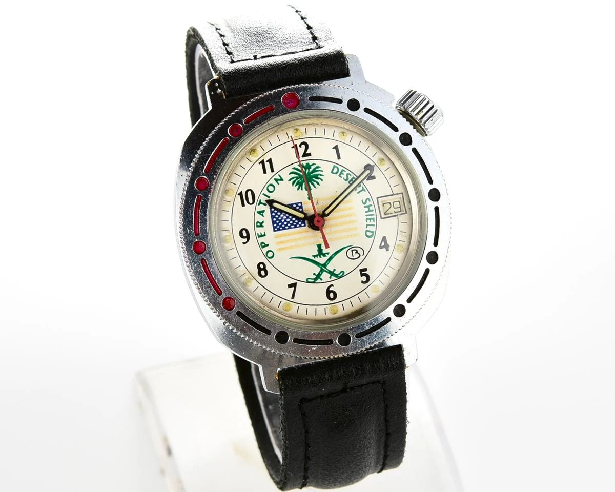 Vostok Commander’s Komandirskie Operation Desert Shield mechanical watch