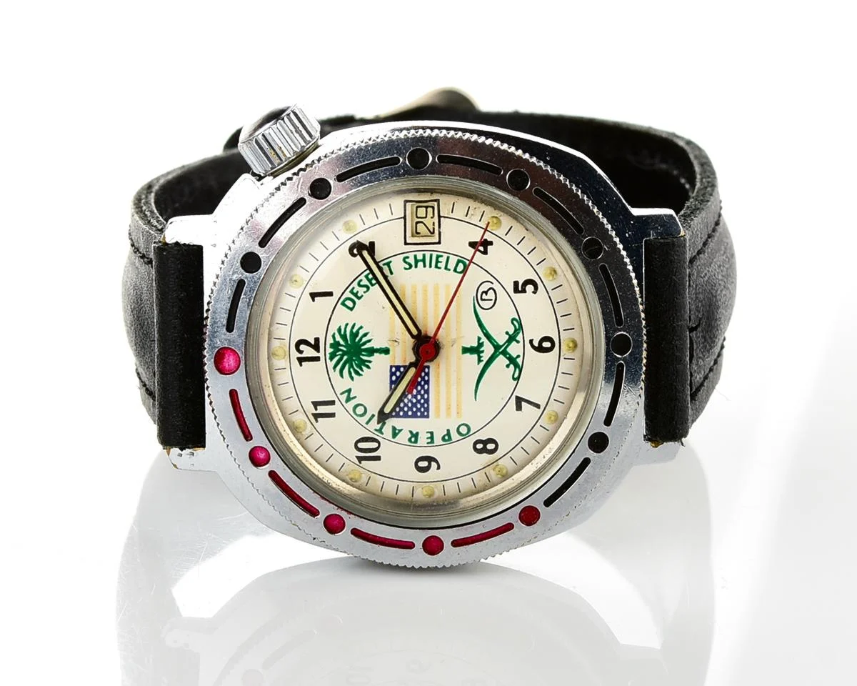 Vostok Commander’s Komandirskie Operation Desert Shield mechanical watch