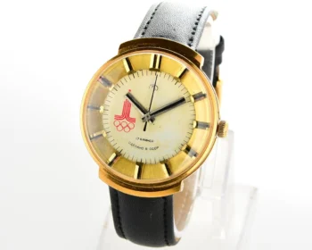 Olympic edition Moskwa 1980 Vostok gold-plated vintage Soviet watch