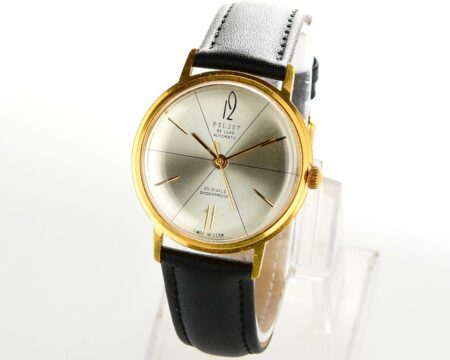 Beautiful automatic vintage gold-plated watch POLJOT DE LUXE!