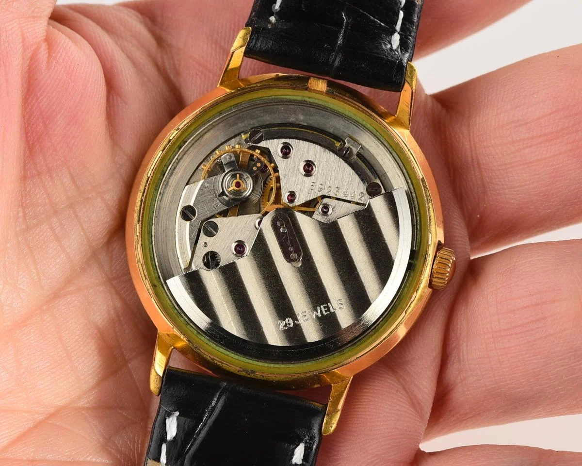 Beautiful automatic vintage gold-plated watch Poljot De Luxe!