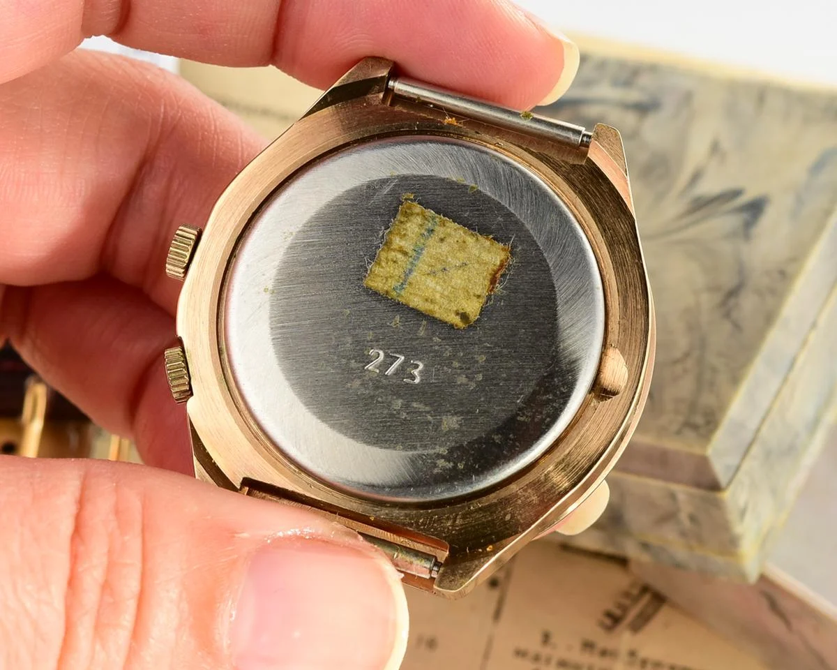 TIME CAPSULE: Vintage Soviet Raketa gold-plated perpetual calendar watch - New Old Stock (NOS)!