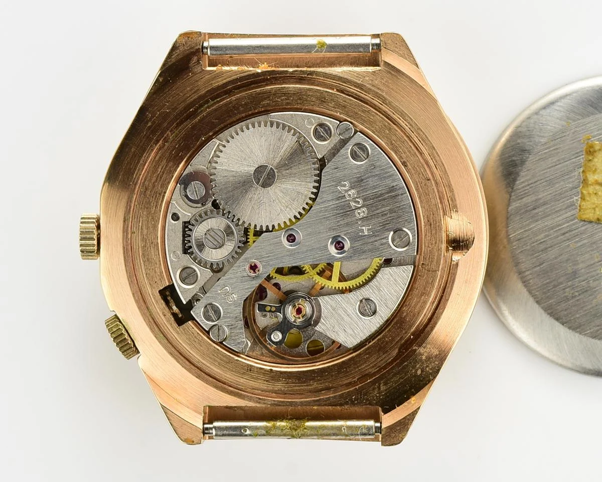 TIME CAPSULE: Vintage Soviet Raketa gold-plated perpetual calendar watch - New Old Stock (NOS)!