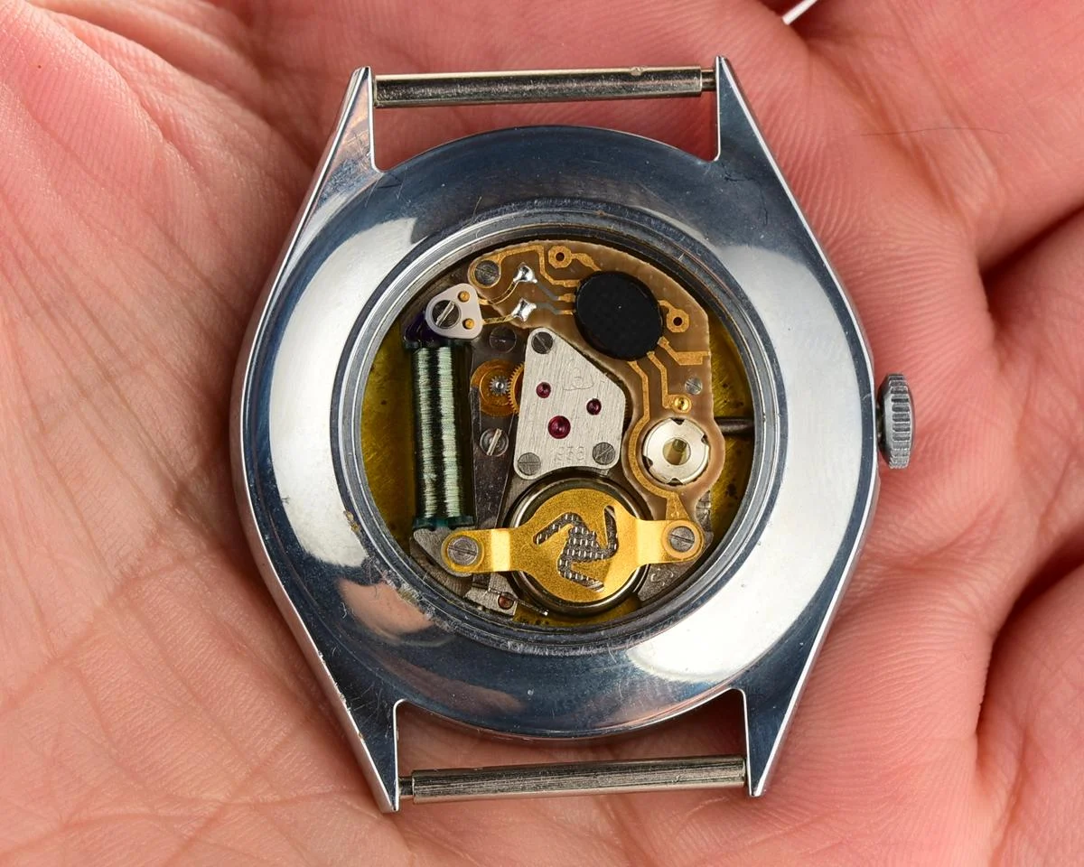 Zaria Soviet mechanical watch with quartz movement – New Old Stock (NOS)!