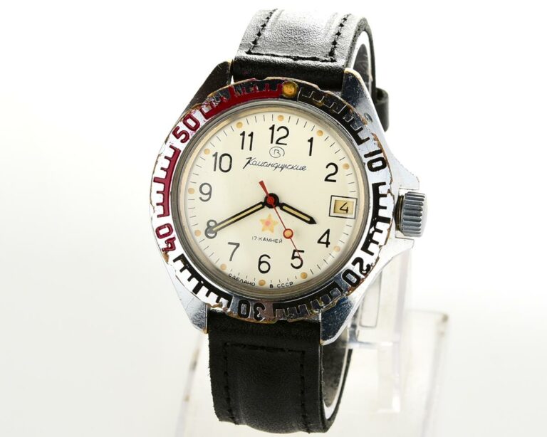 Komandirskie mechanical wrist watch