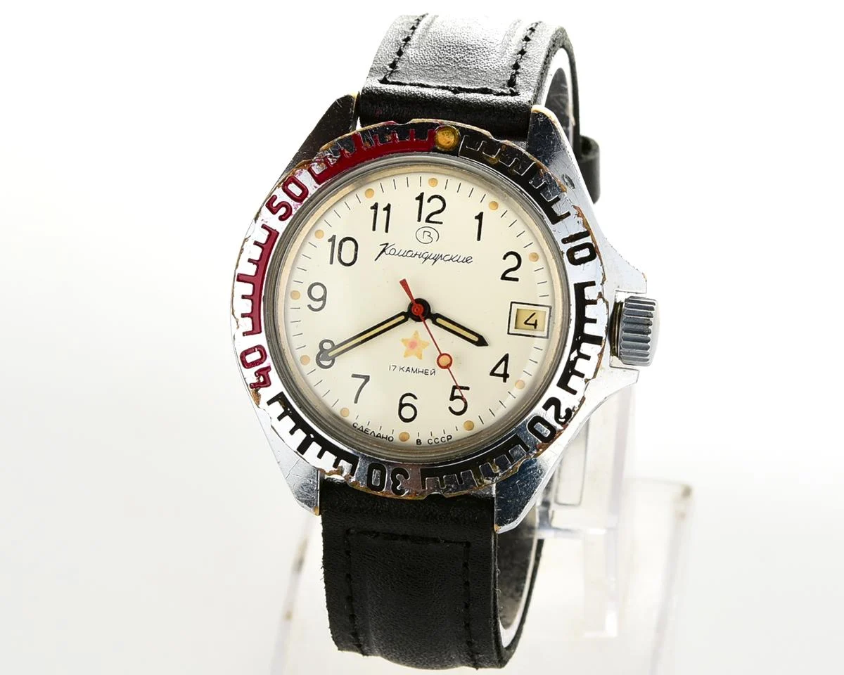 Komandirskie mechanical wrist watch