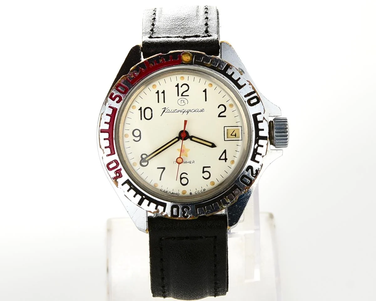 Komandirskie mechanical wrist watch