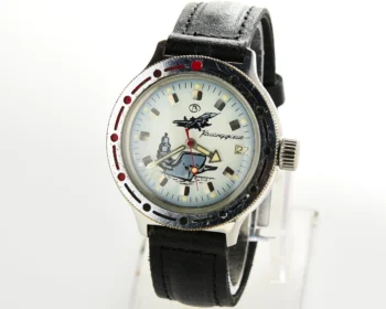 Vostok Amphibia with self-winding mechanical movement feat. Admiral Kuznetsov aircraft carrier