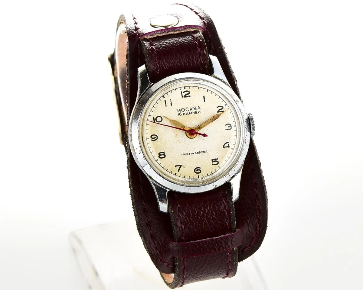 Vintage Moskva Soviet mechanical watch